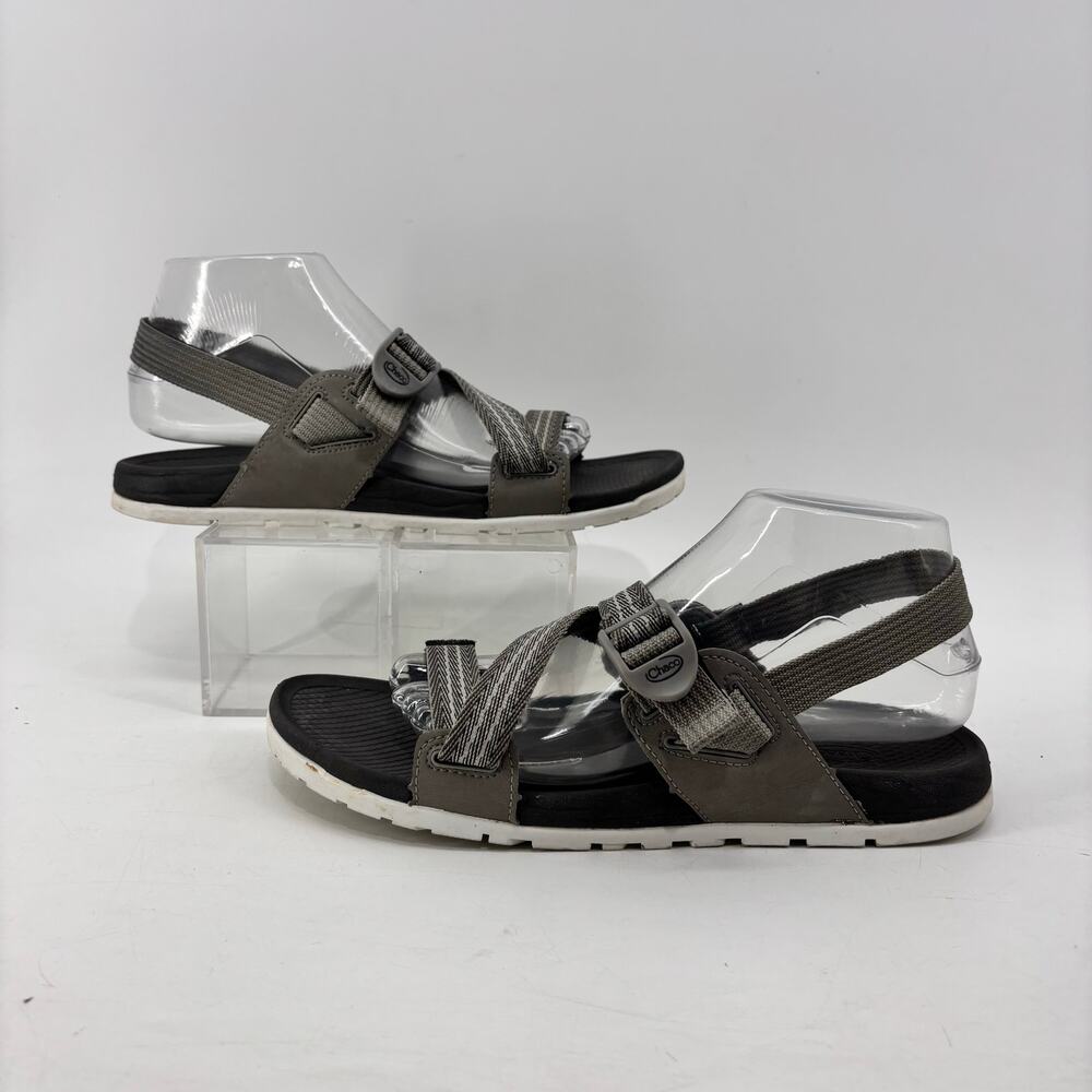 Chaco Womens Size 9 Lowdown Pully Gray Strappy Sandals Comfort - Picture 7 of 12